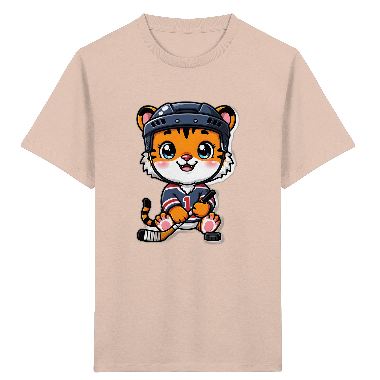 Eishockey Tiger: Cooles Kinder T-Shirt