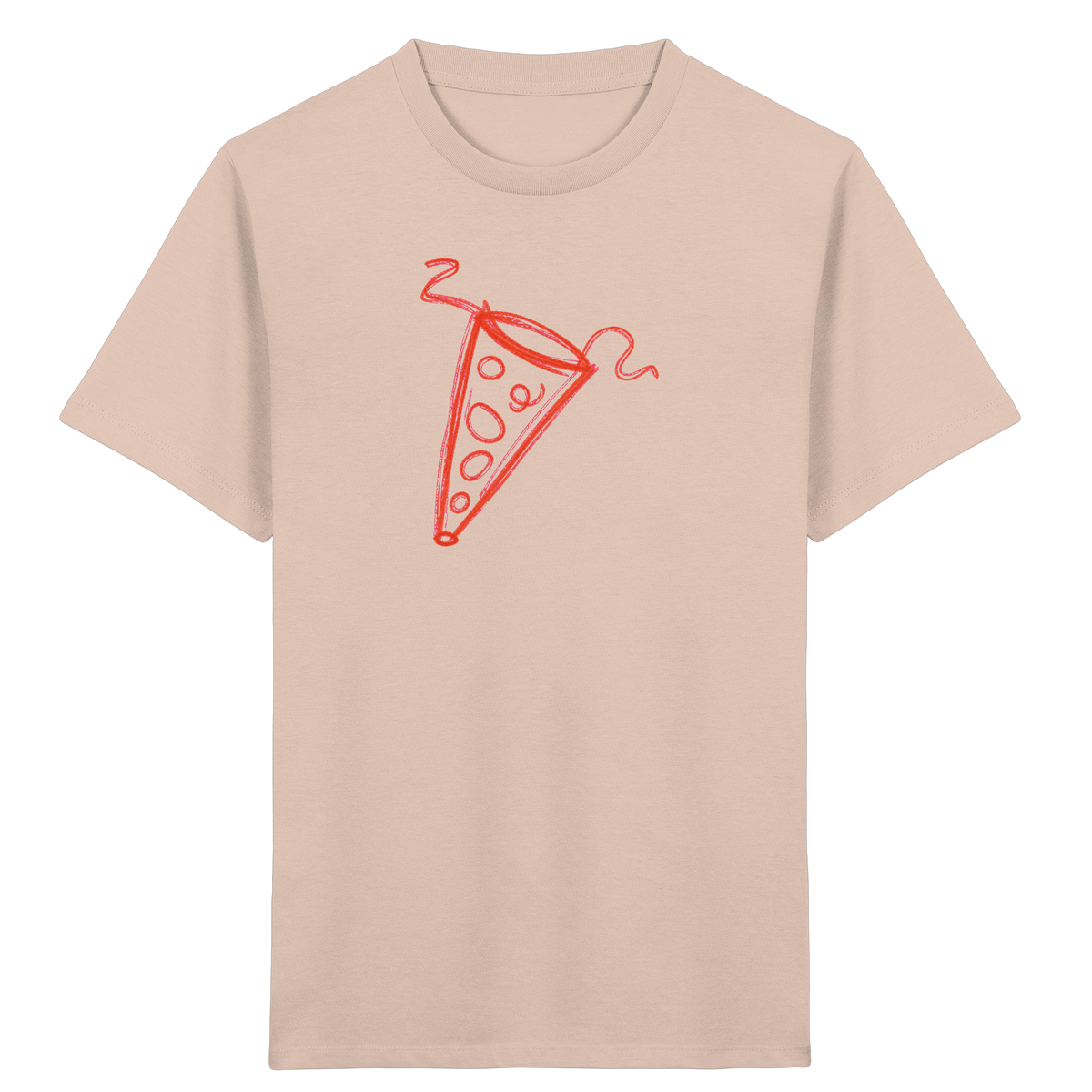 Orange Kringel Schultüte Shirt - Kinder Bio T-Shirt