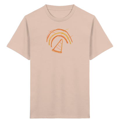 Wackelregenbogen mit Schultüte - Kinder Bio T-Shirt