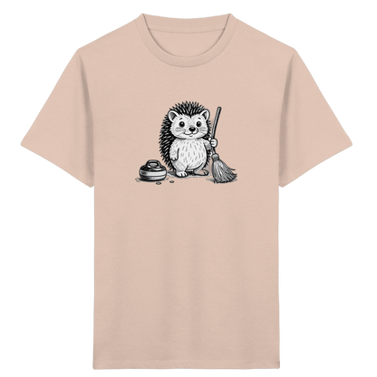 Igel beim Curling: Kinder T-Shirt - Kinder Bio T-Shirt