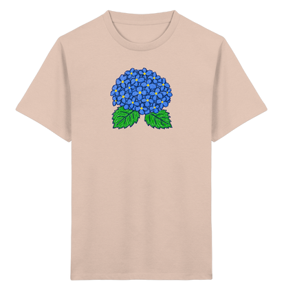 Kritzel Hortensie Kinder Shirt - Kinder Bio T-Shirt