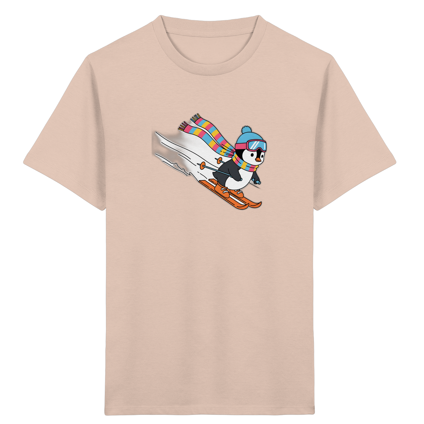 Fröhlicher Pinguin: Ski Abenteuer T-Shirt