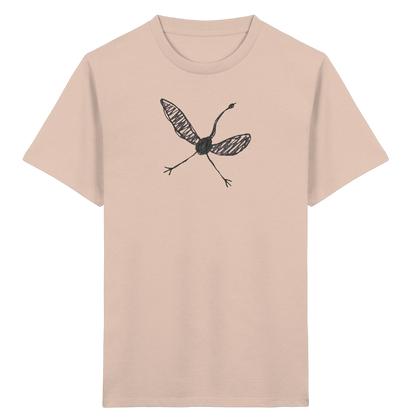 Kranich von oben - Kinder Bio T-Shirt