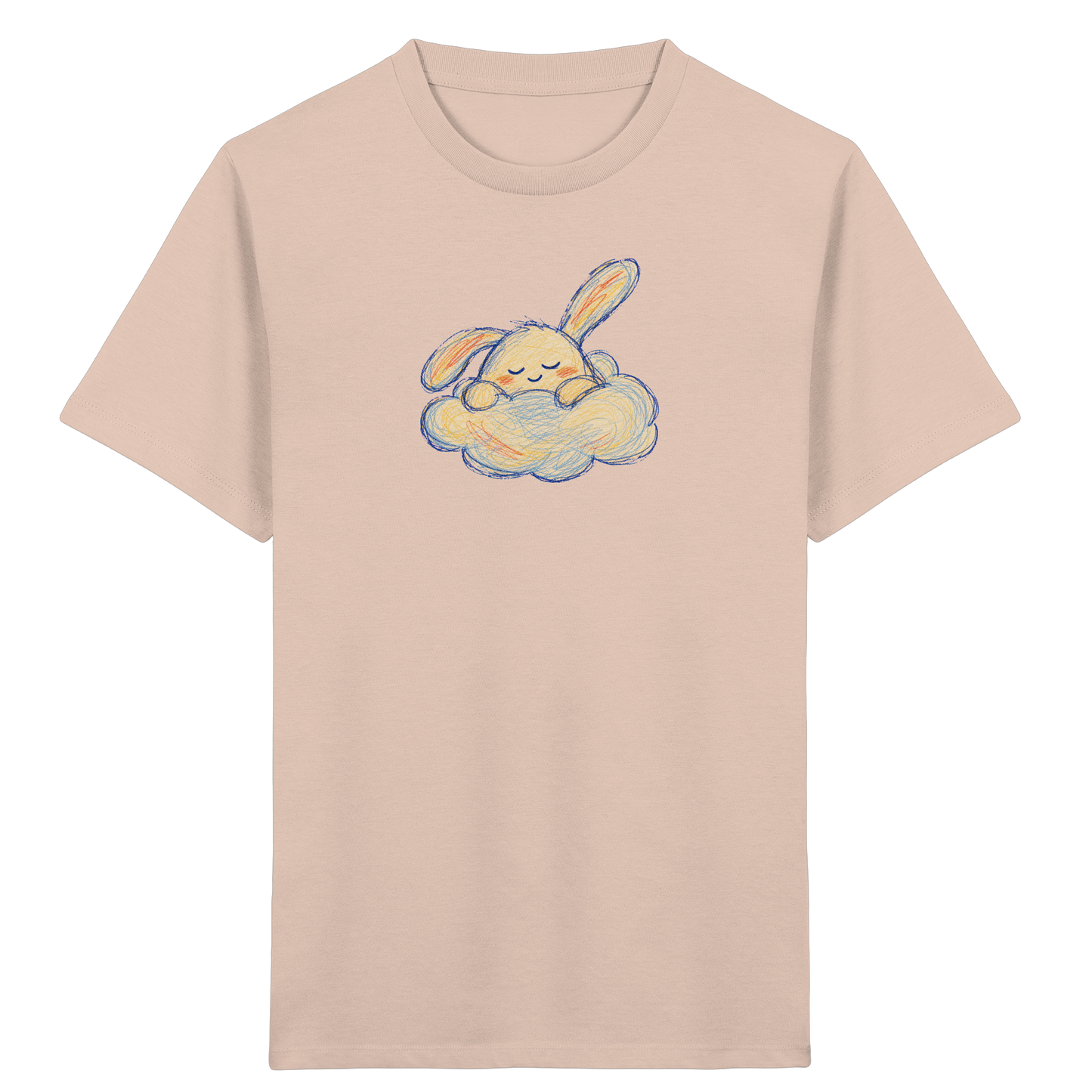 Schlafmonster im weichen Wolkenbett - Kinder Bio T-Shirt