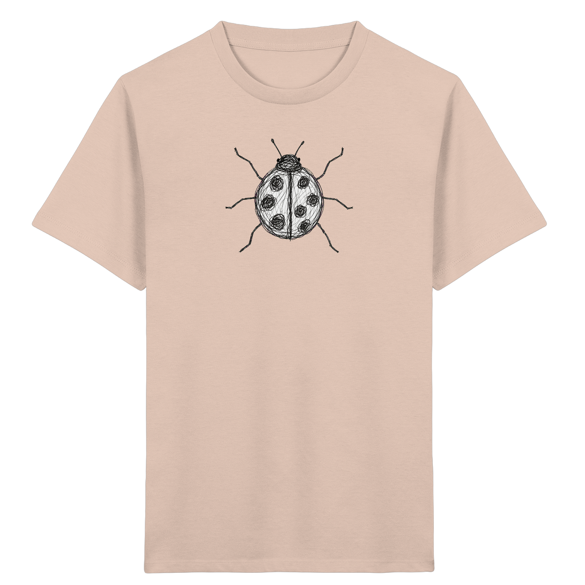 Marienkäfer von oben - Kinder Bio T-Shirt