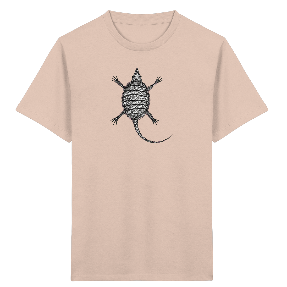 Gürteltier von oben - Kinder Bio T-Shirt