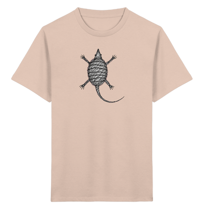 Gürteltier von oben - Kinder Bio T-Shirt