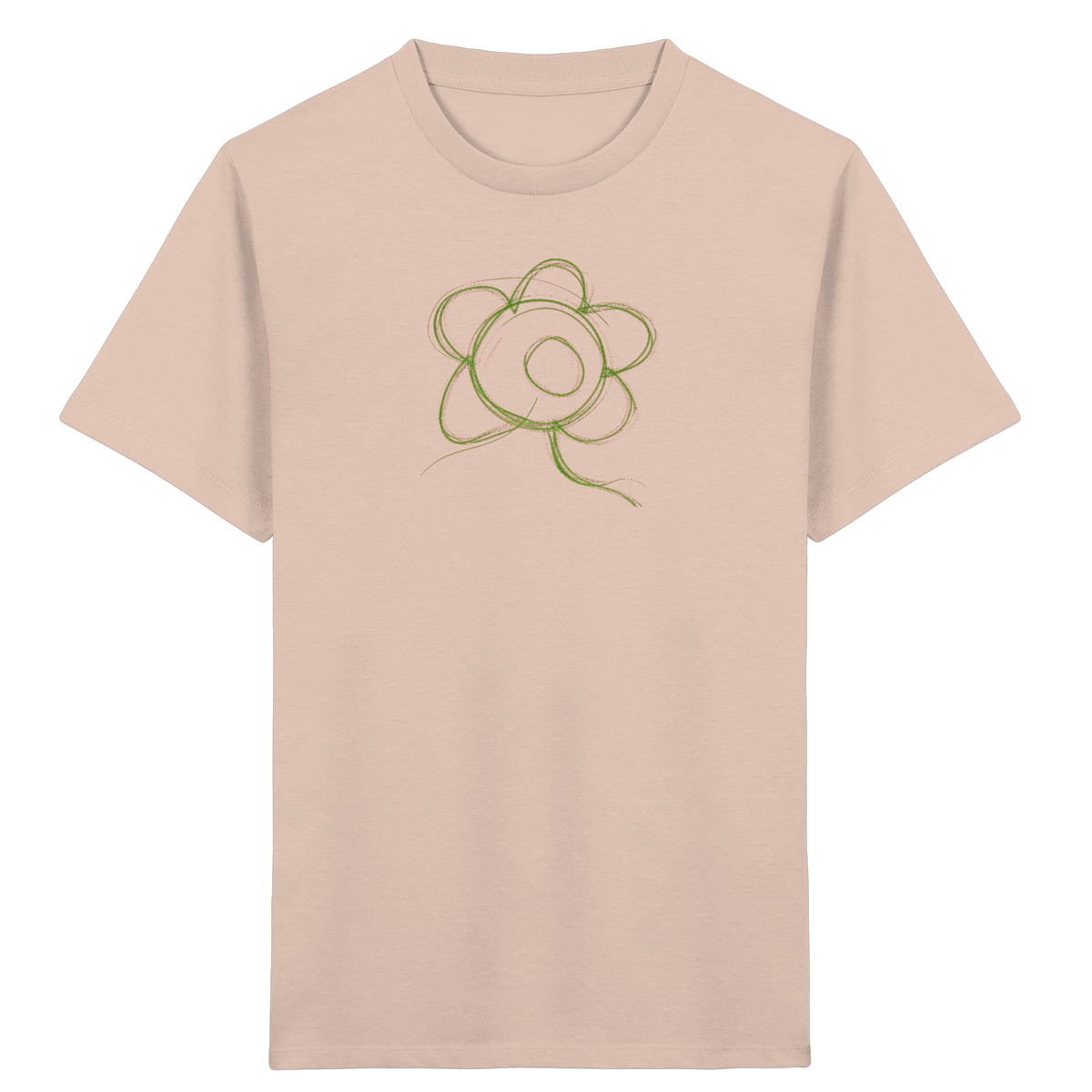 Grüner Kringelkopf für Kinder - Kinder Bio T-Shirt