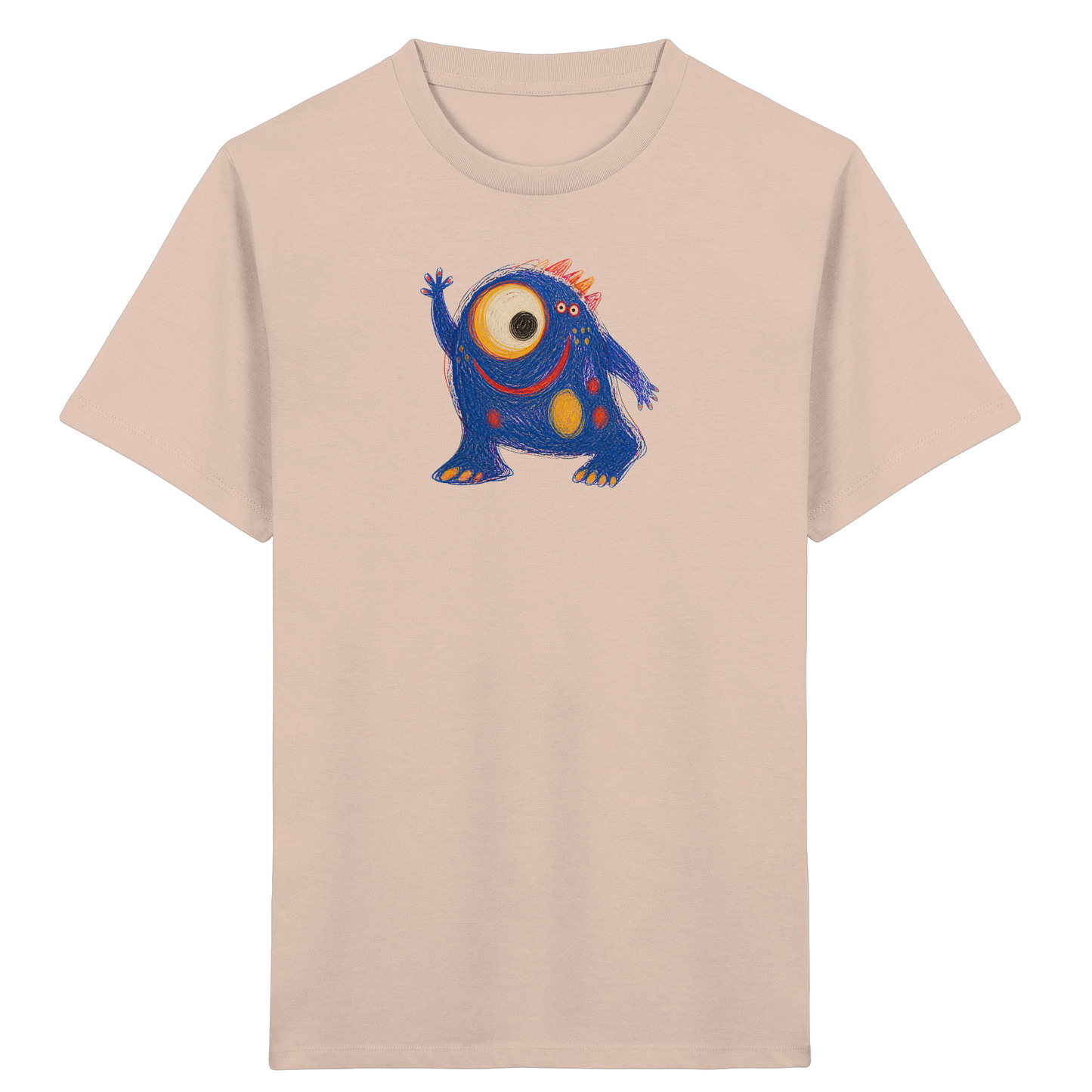 Kullerauge Kritzelmonster Kinder Shirt - Kinder Bio T-Shirt