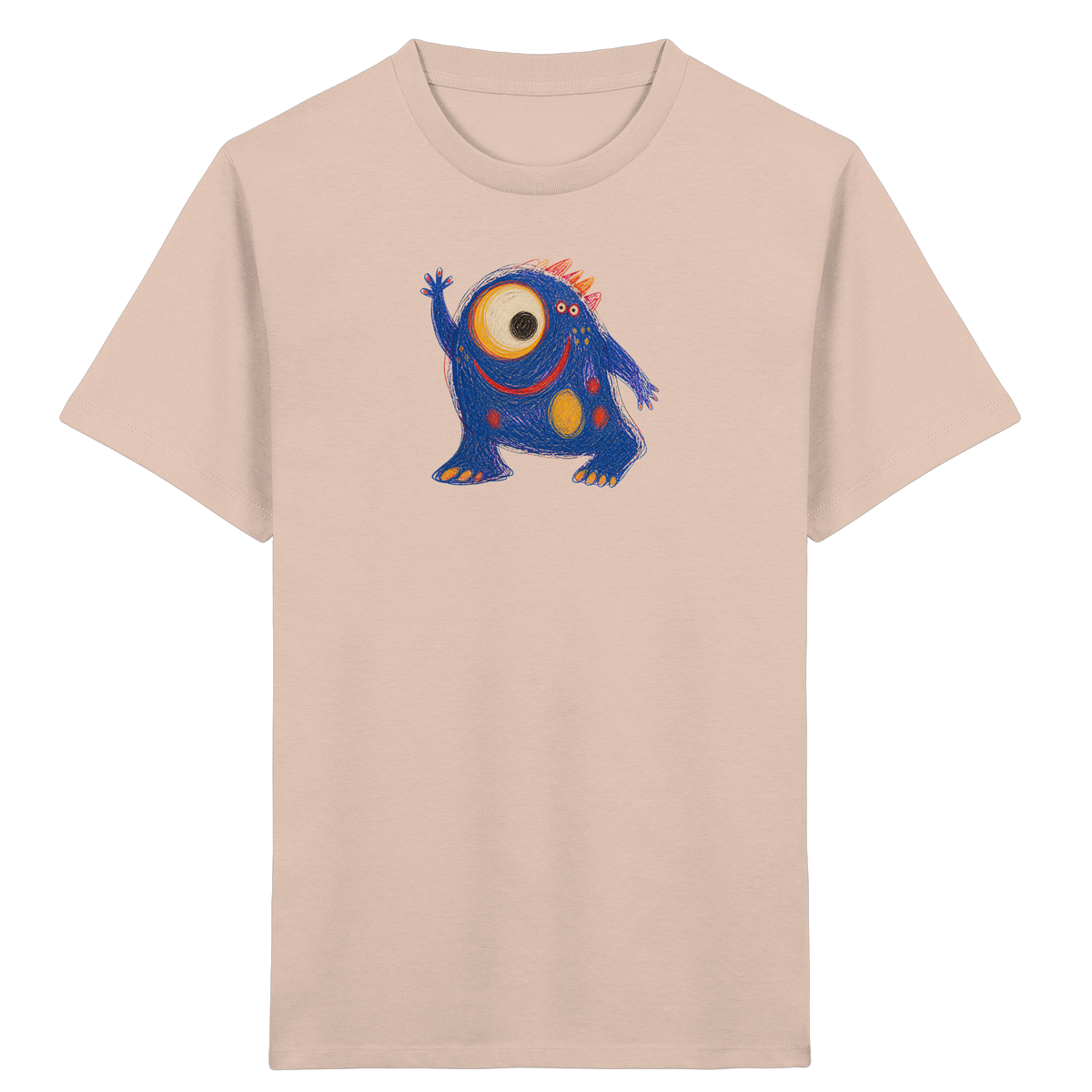 Kullerauge Kritzelmonster Kinder Shirt - Kinder Bio T-Shirt