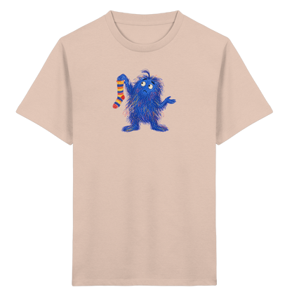 Sockensucher Monster Kinder T-Shirt - Kinder Bio T-Shirt