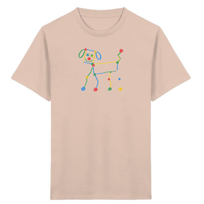 Bunter Farbpunkt Hund - Kinder Bio T-Shirt