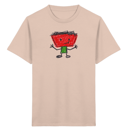 Kritzelkopf mit Zackenhaar - Kinder Bio T-Shirt