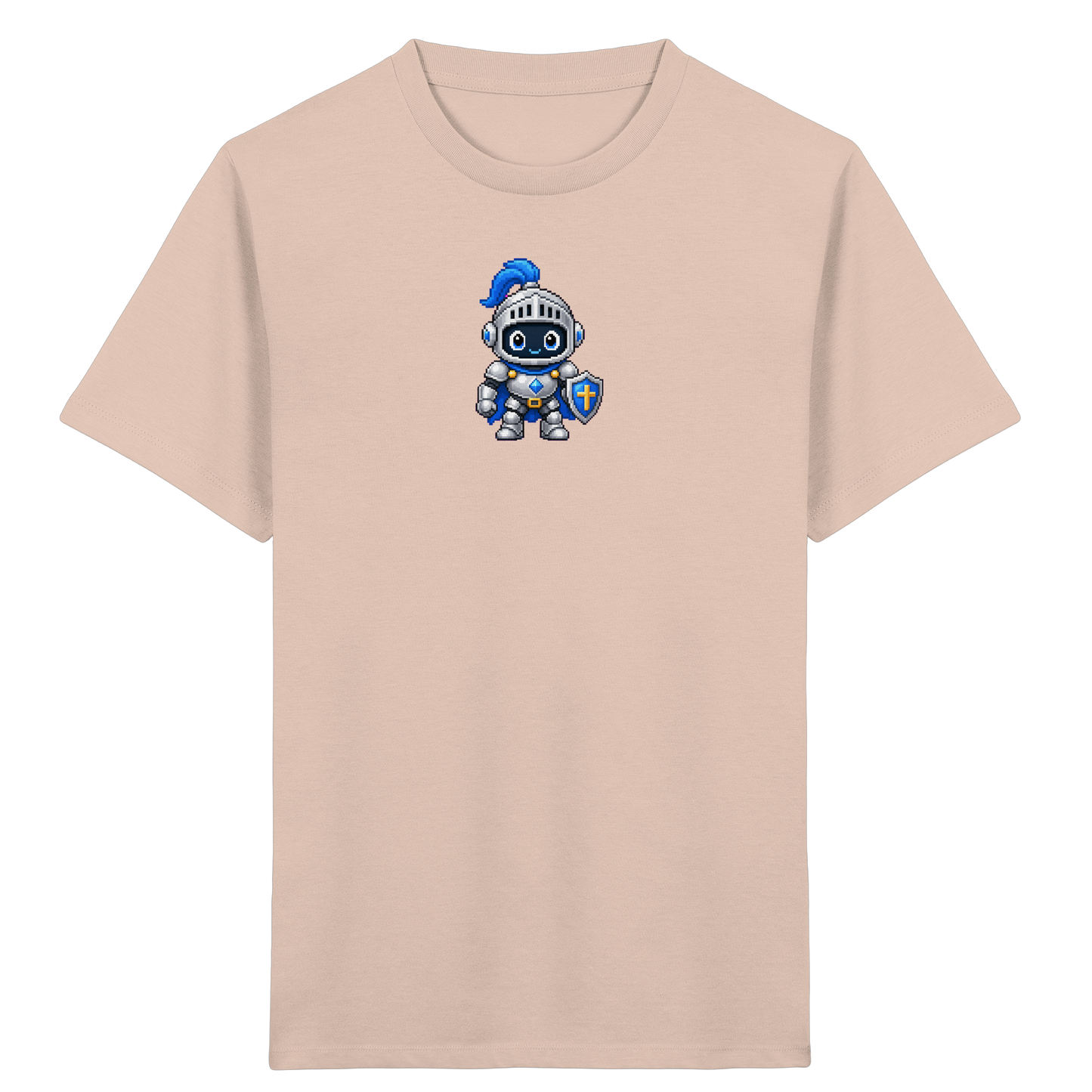 Pixel Ritter T-Shirt: Held im Spiel - Kinder T-Shirt