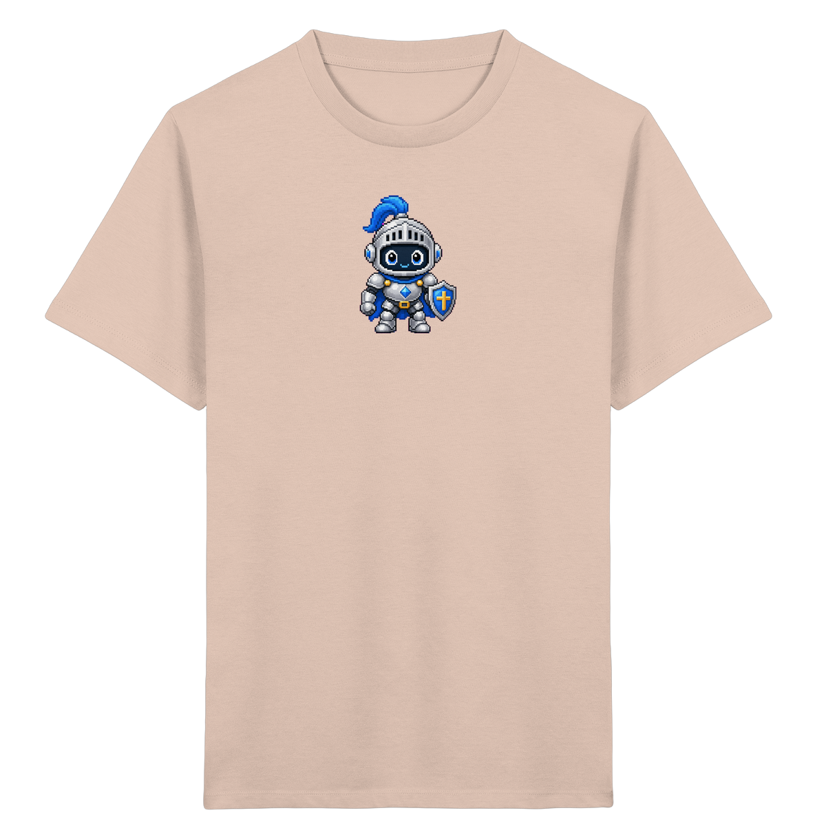 Pixel Ritter T-Shirt: Held im Spiel - Kinder T-Shirt
