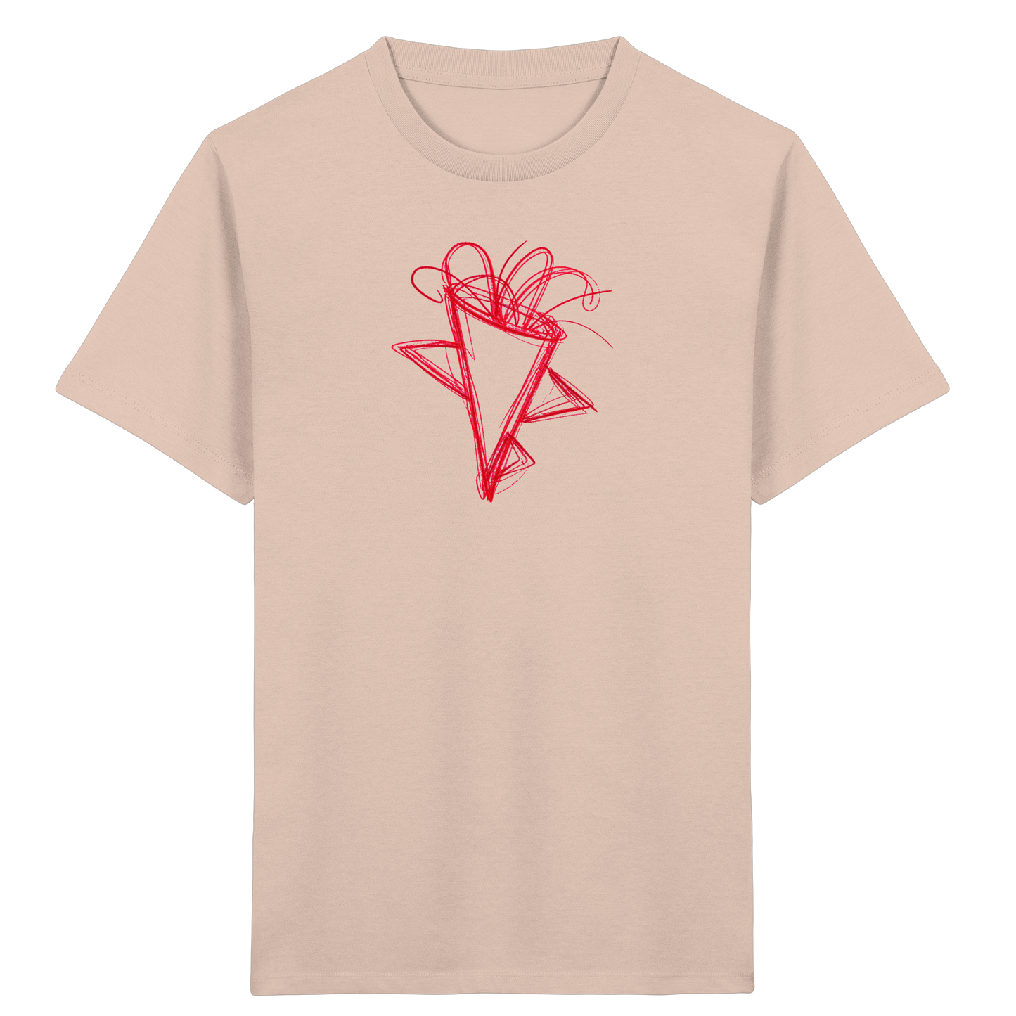 Tomatenrote Wackel-Schultüte - Kinder Bio T-Shirt