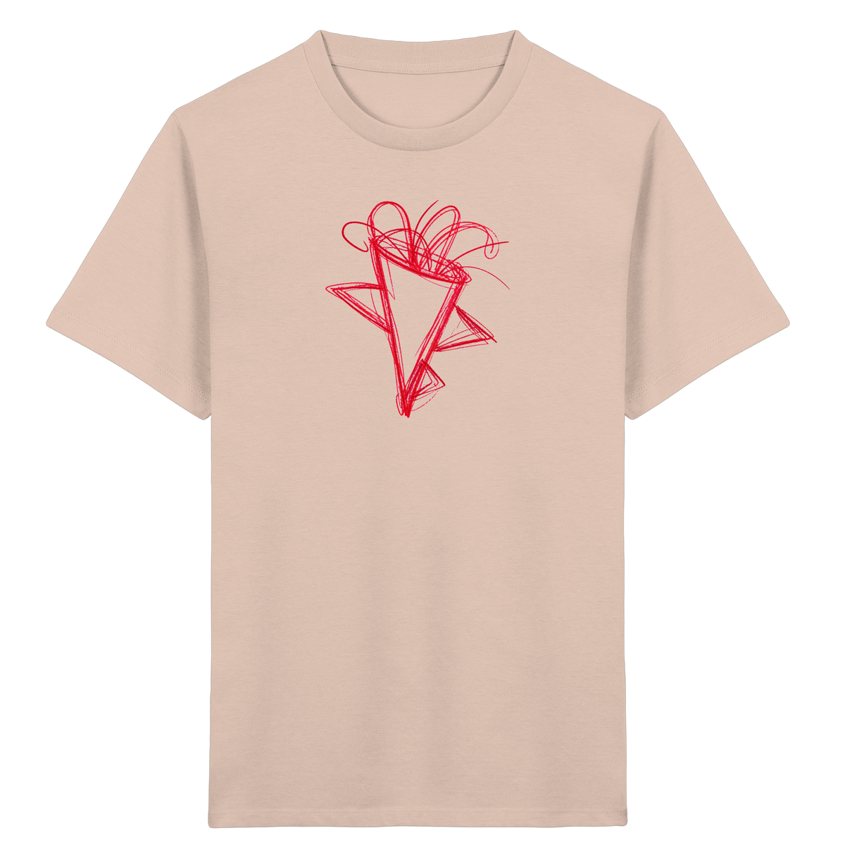 Tomatenrote Wackel-Schultüte - Kinder Bio T-Shirt