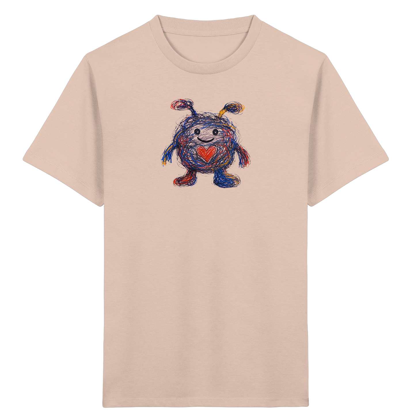 Herzknäuel Monster Kinder T-Shirt - Kinder Bio T-Shirt