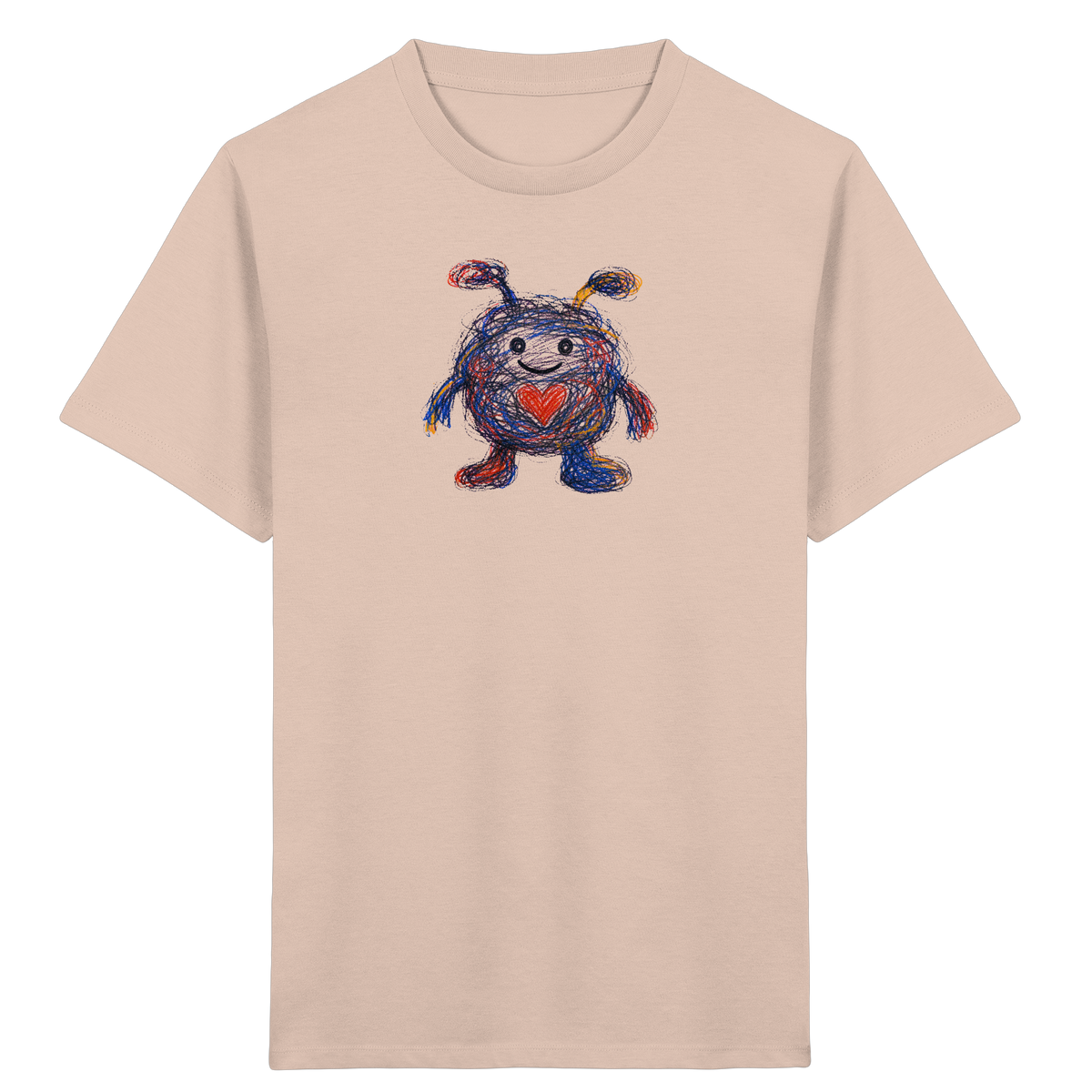 Herzknäuel Monster Kinder T-Shirt - Kinder Bio T-Shirt