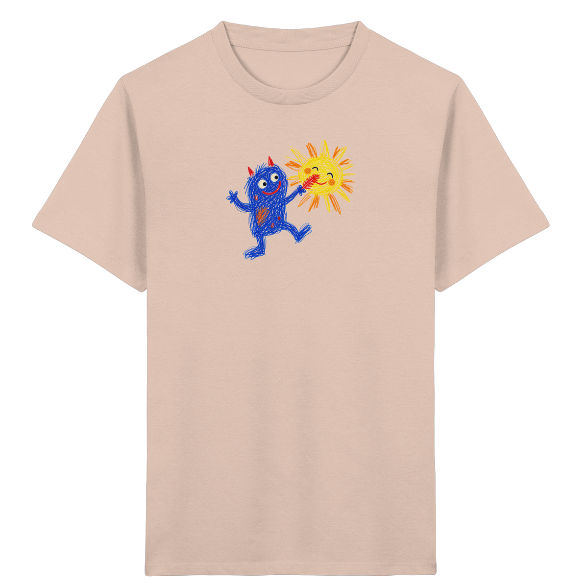 Sonnenkitzler Monster Kinder Shirt - Kinder Bio T-Shirt