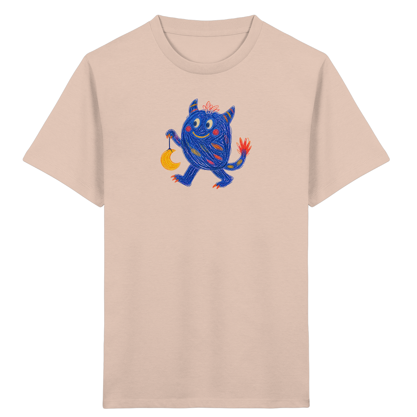 Mondlaterne Monster Kinder T-Shirt - Kinder Bio T-Shirt