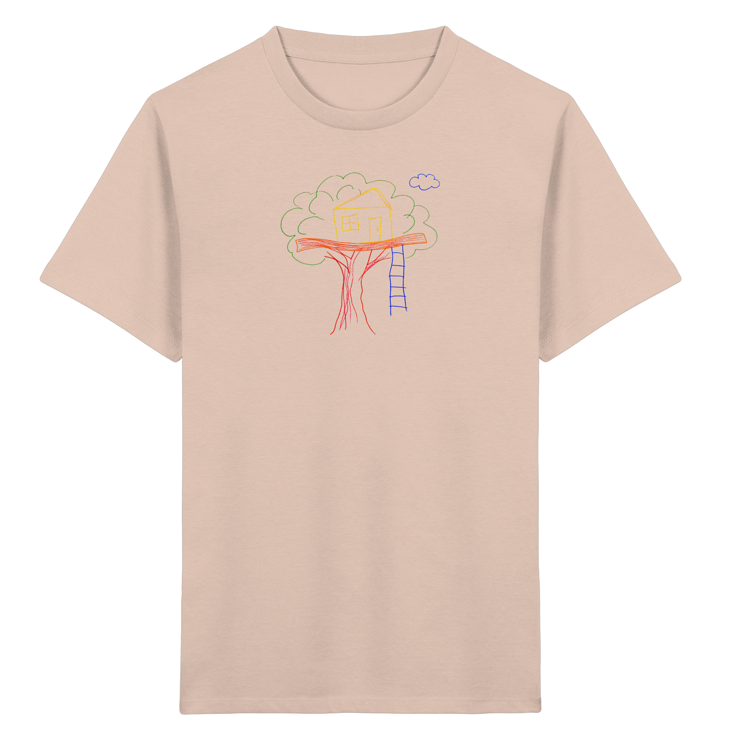 Verspieltes Baumhaus T-Shirt für Abenteurer - Kinder Bio T-Shirt