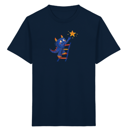 Monster auf der Sternenleiter - Kinder Bio T-Shirt