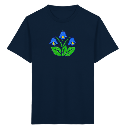 Kritzel Glockenblume Kinder Shirt - Kinder Bio T-Shirt