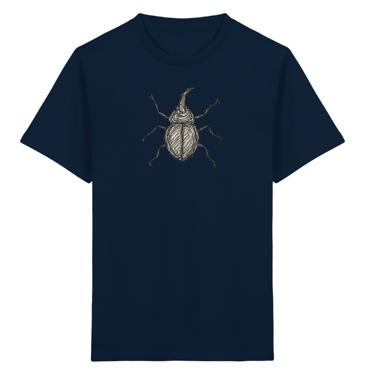 Nashornkäfer von oben - Kinder Bio T-Shirt