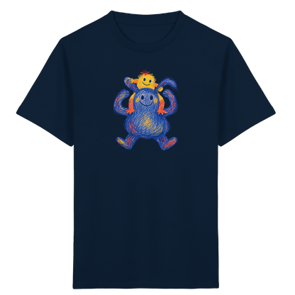 Huckepack Monster Kinder T-Shirt - Kinder Bio T-Shirt
