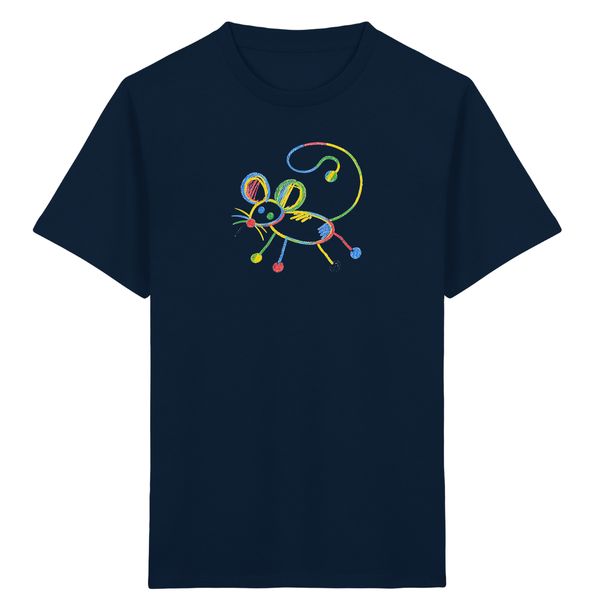 Farbpunkt Maus Kinder Shirt - Kinder Bio T-Shirt