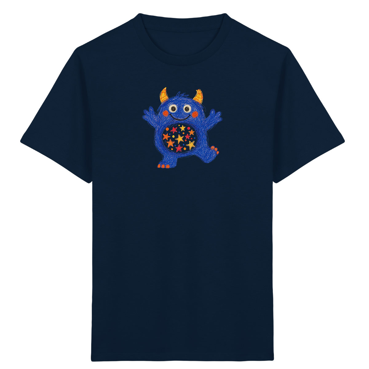 Funkelbauch Kritzelmonster Shirt - Kinder Bio T-Shirt