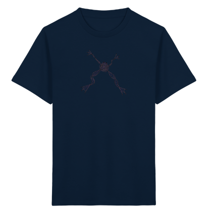 Frosch von oben schwimmend - Kinder Bio T-Shirt