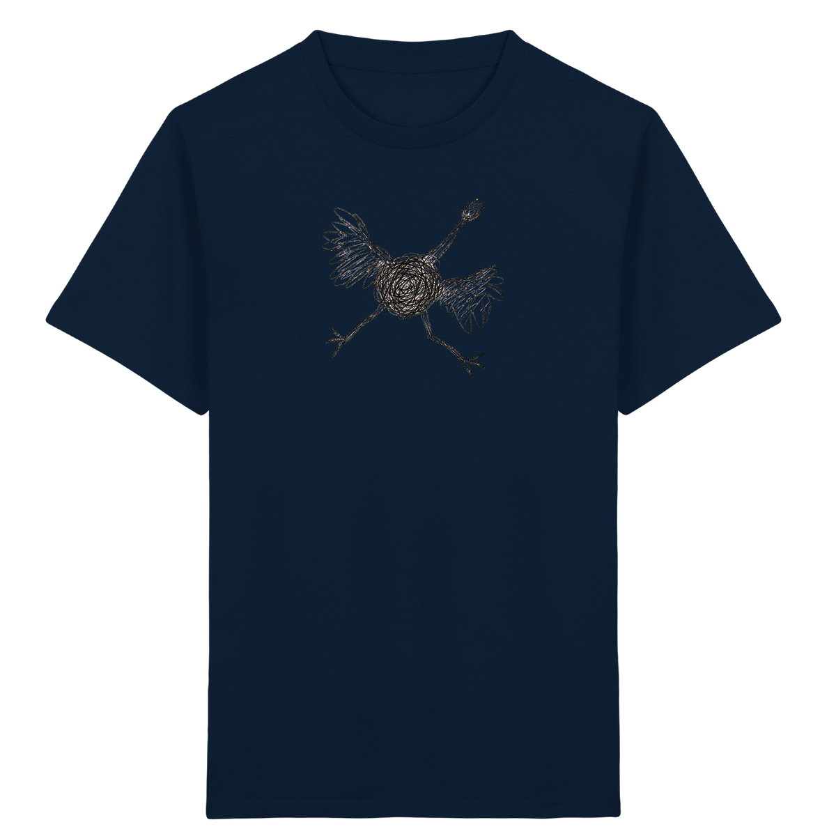 Strauß von oben - Kinder Bio T-Shirt