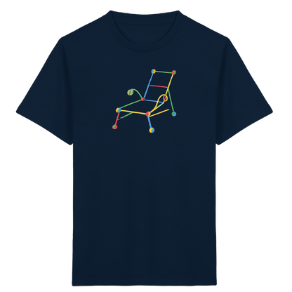 Bunte Liege mit Farbpunkten - Kinder Bio T-Shirt