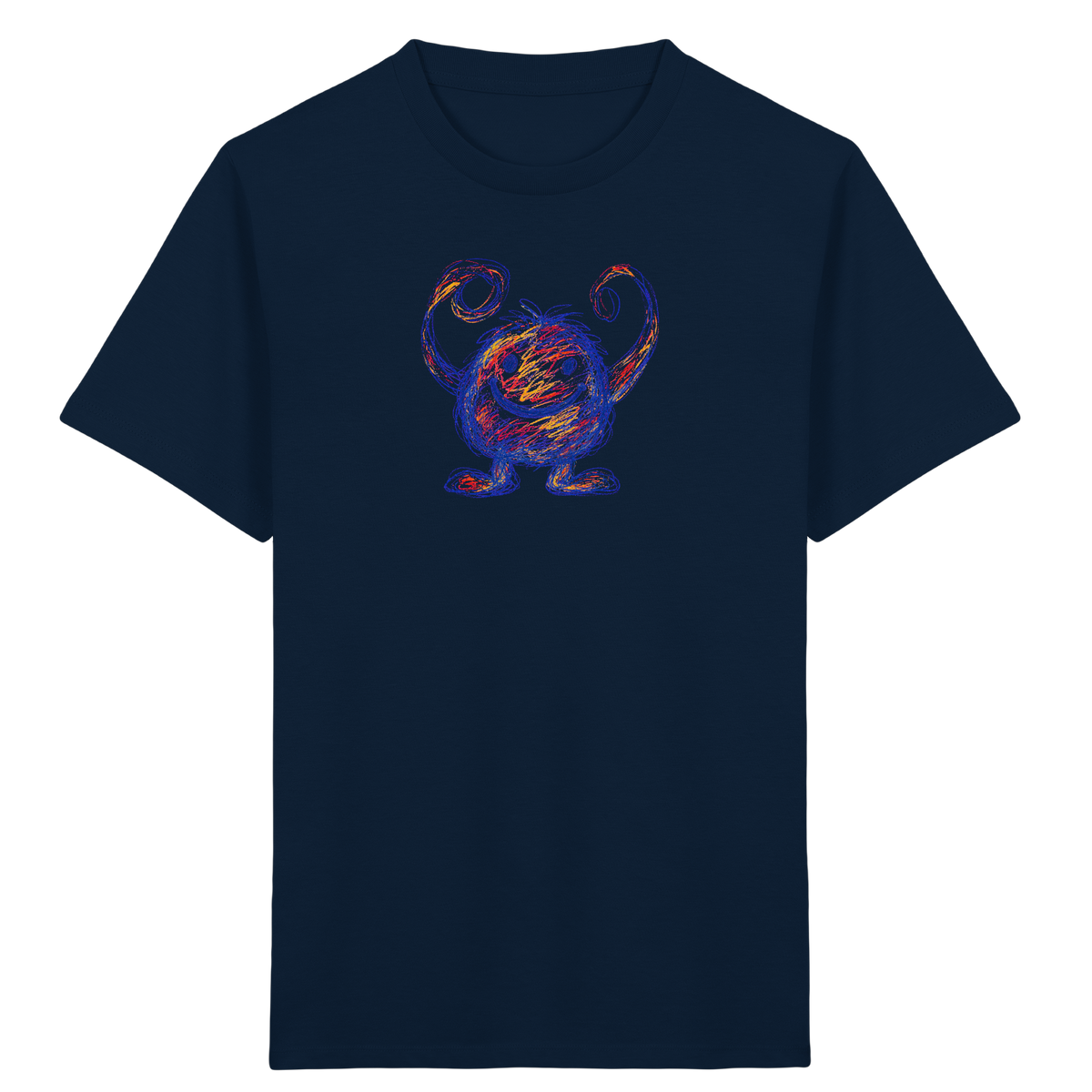 Nudelarme Kritzelmonster Shirt - Kinder Bio T-Shirt