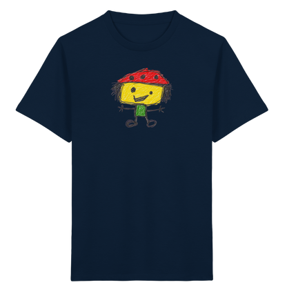 Kritzelkopf mit Tupfenhut - Kinder Bio T-Shirt