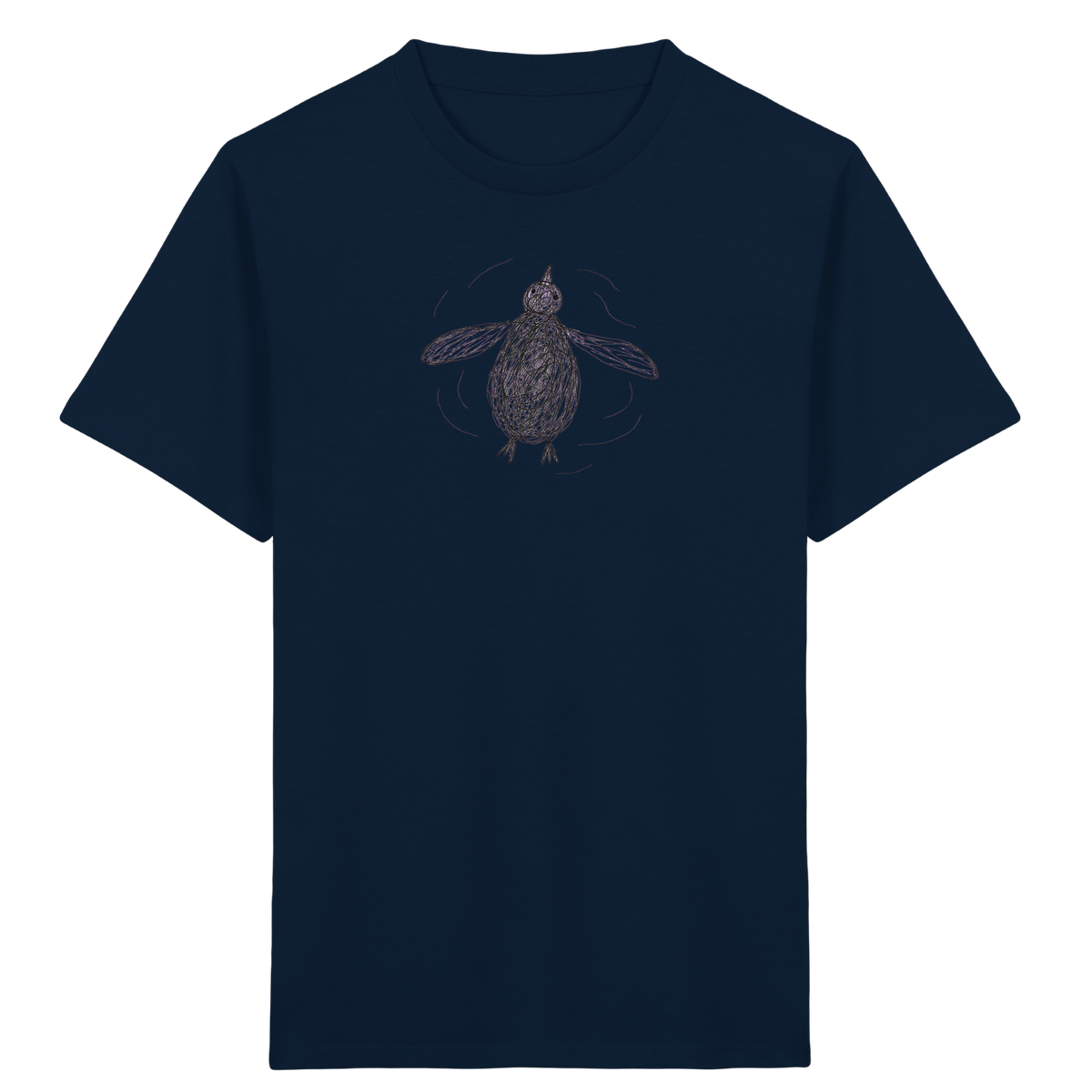 Pinguin von oben - Kinder Bio T-Shirt