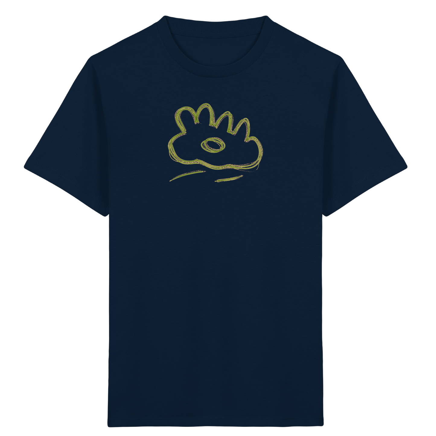 Grüne Wackelwolke Kinder T-Shirt - Kinder Bio T-Shirt