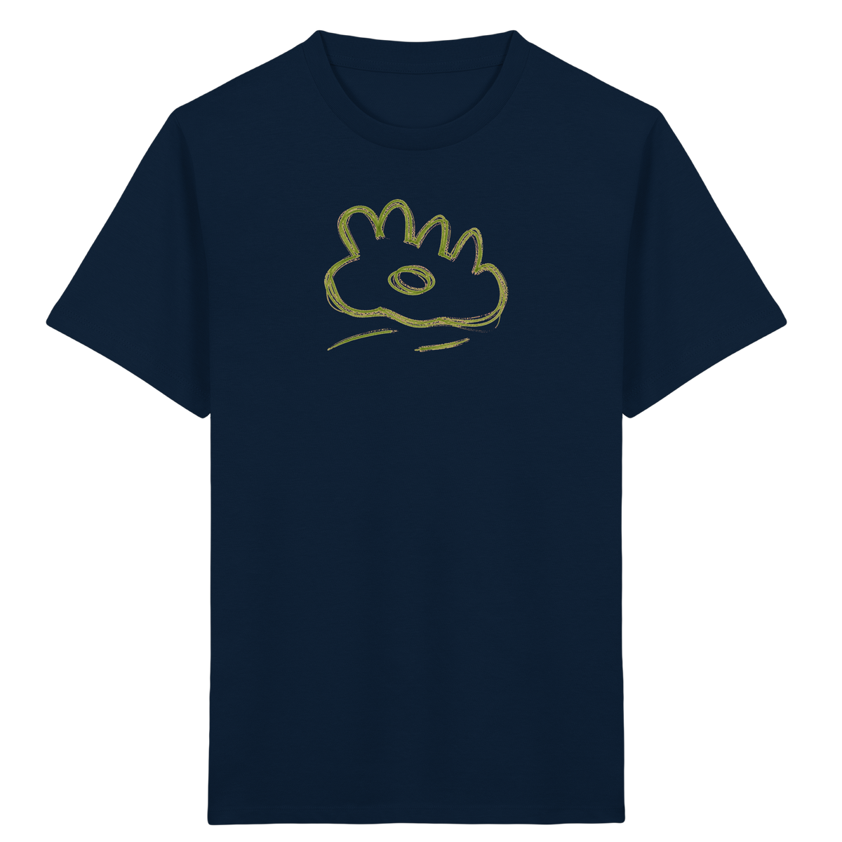 Grüne Wackelwolke Kinder T-Shirt - Kinder Bio T-Shirt