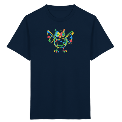 Farbpunkt Eule Kinder Shirt - Kinder Bio T-Shirt