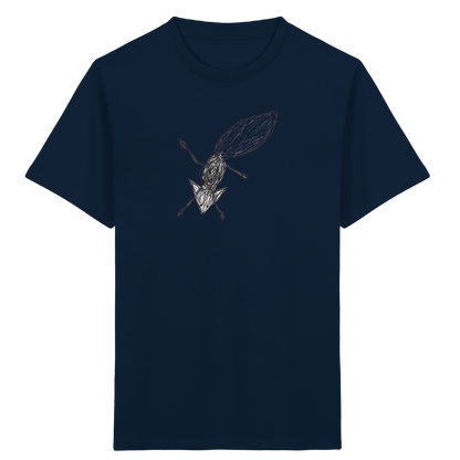 Fuchs von oben gezeichnet - Kinder Bio T-Shirt