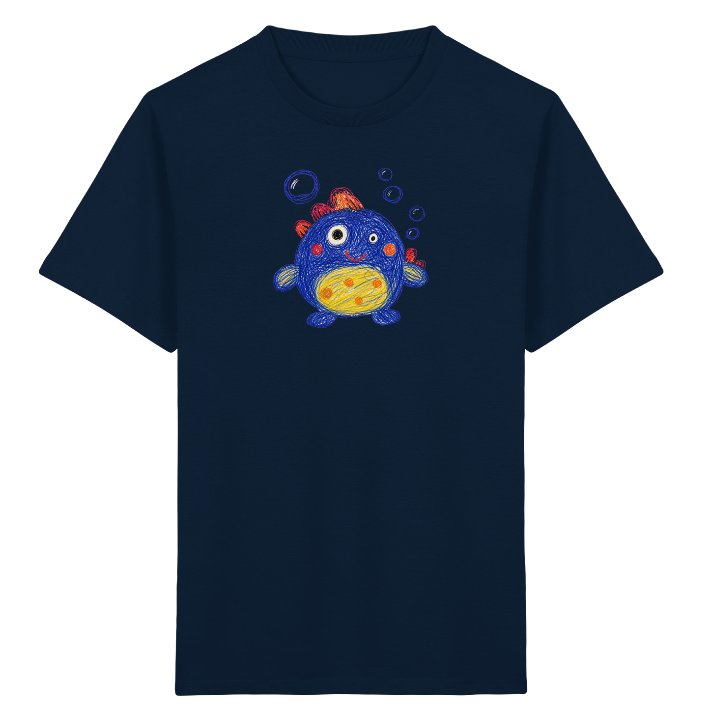 Blubberbauch Unterwasser Monster - Kinder Bio T-Shirt