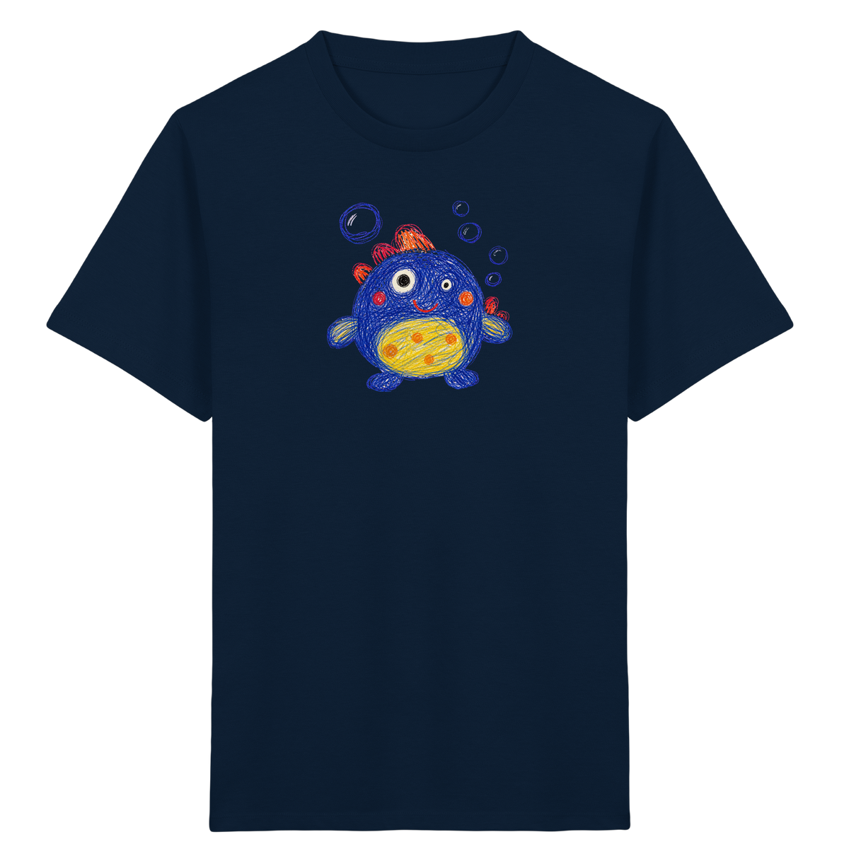 Blubberbauch Unterwasser Monster - Kinder Bio T-Shirt