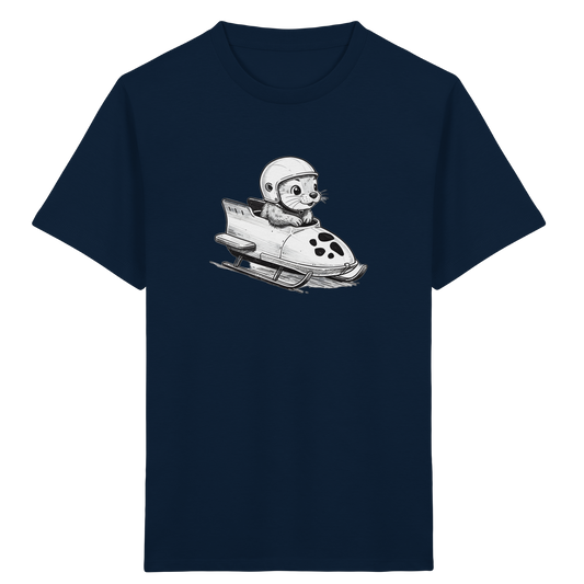 Otter Bob Abenteuer: Helm auf, Spaß rein! - Kinder Bio T-Shirt