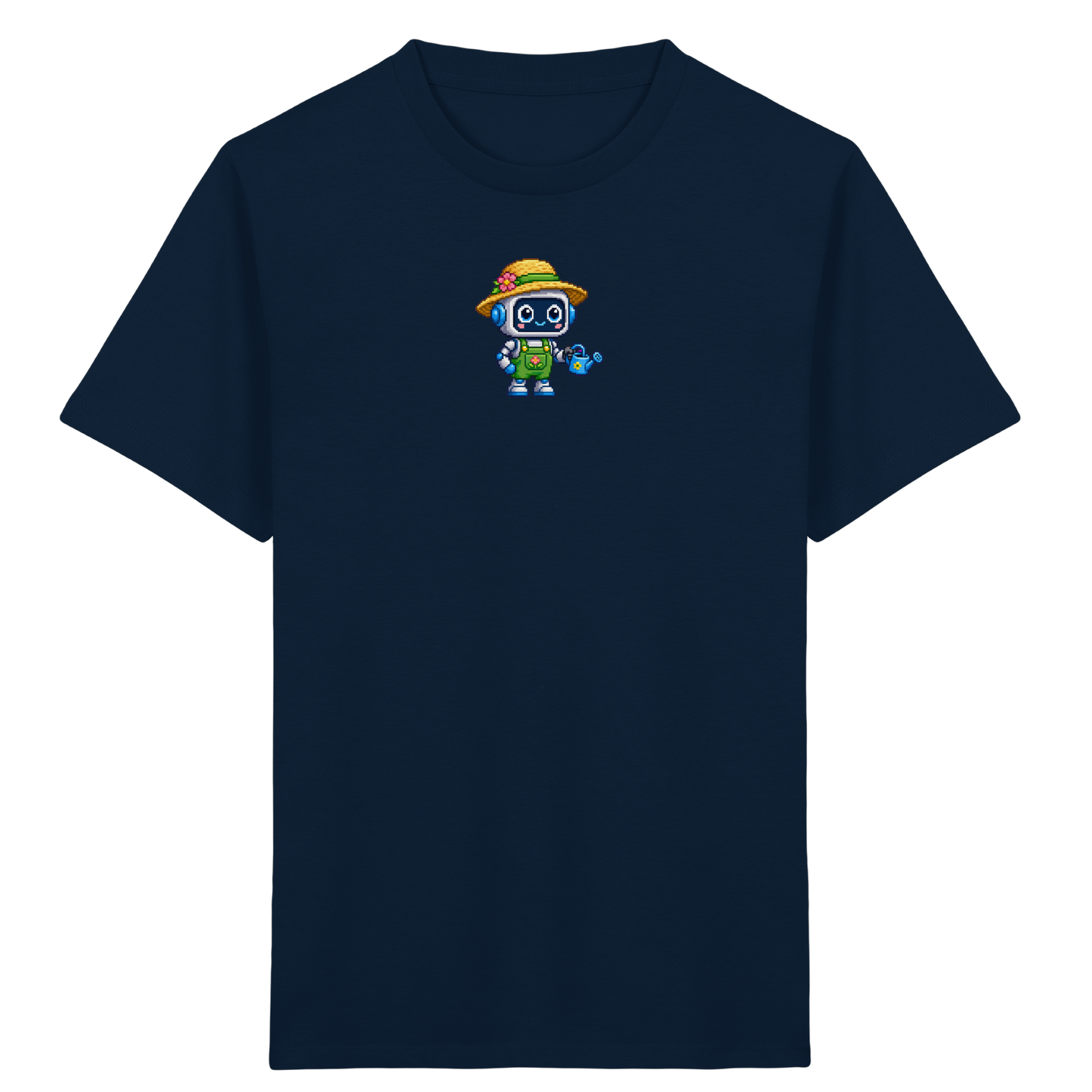 Pixel Roboter T-Shirt: Freundlicher Look - Kinder T-Shirt