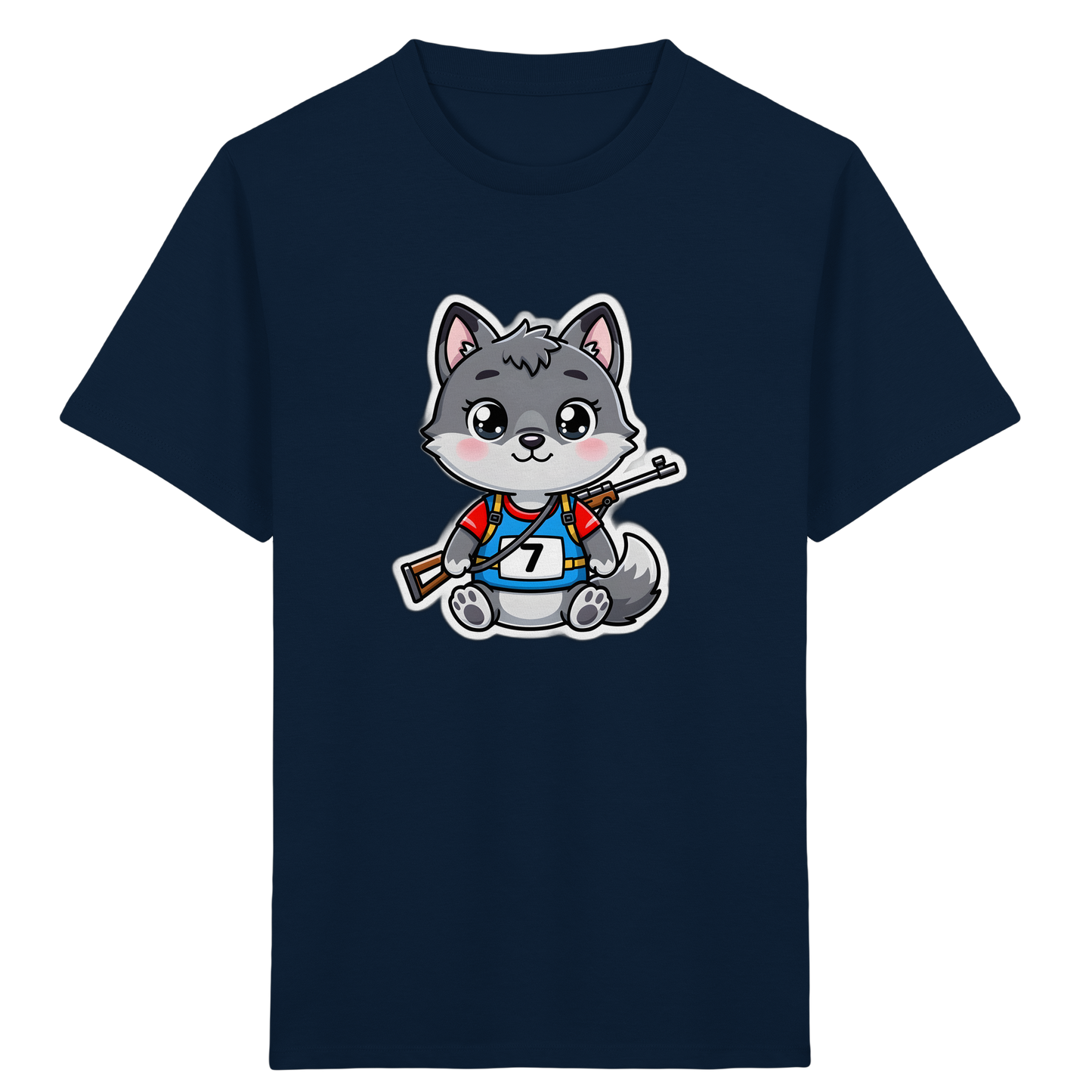 Wolf im Trikot: Cooles Kinder T-Shirt