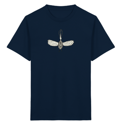 Pelikan von oben gezeichnet - Kinder Bio T-Shirt