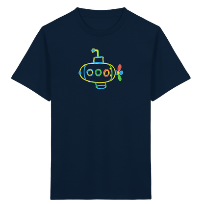 Farbpunkt U-Boot Abenteuer - Kinder Bio T-Shirt