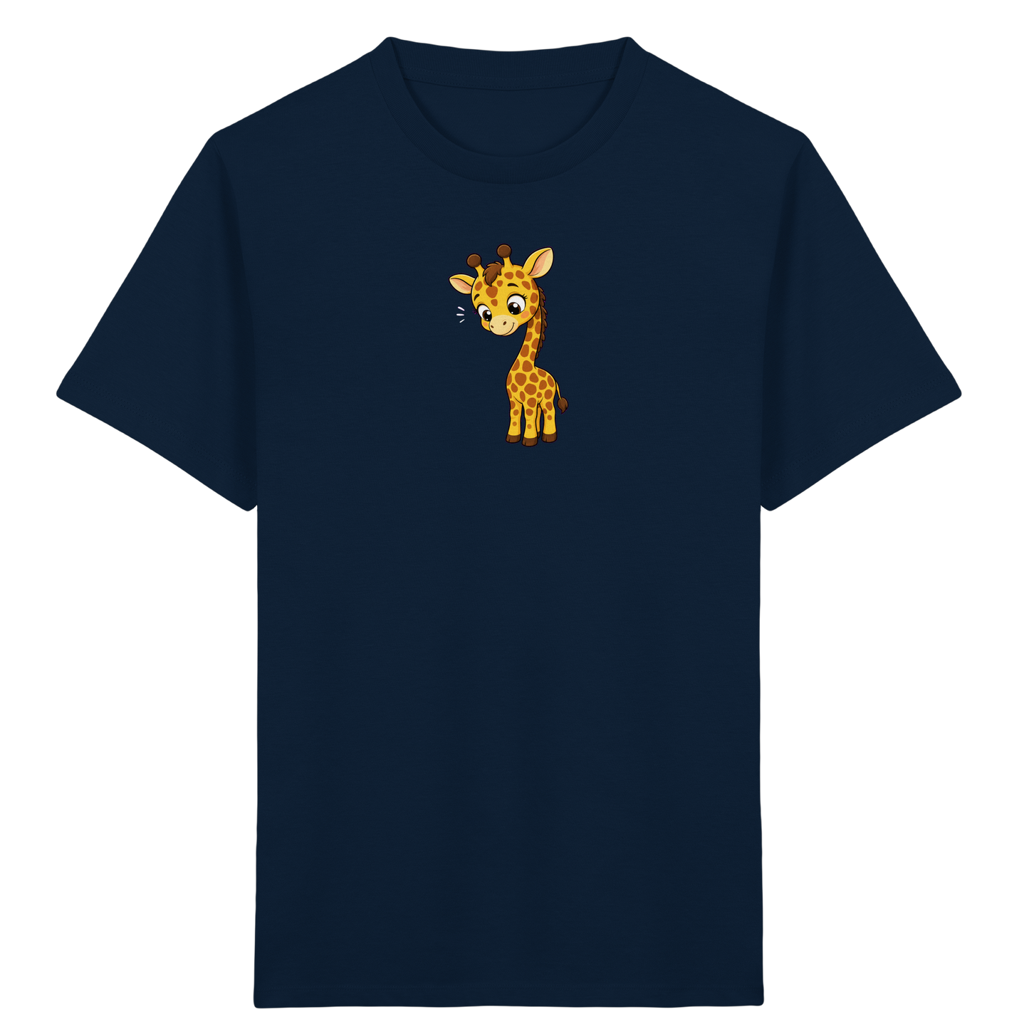 Niedliche Giraffe: Fröhliches Kinder-T-Shirt - Kinder Bio T-Shirt